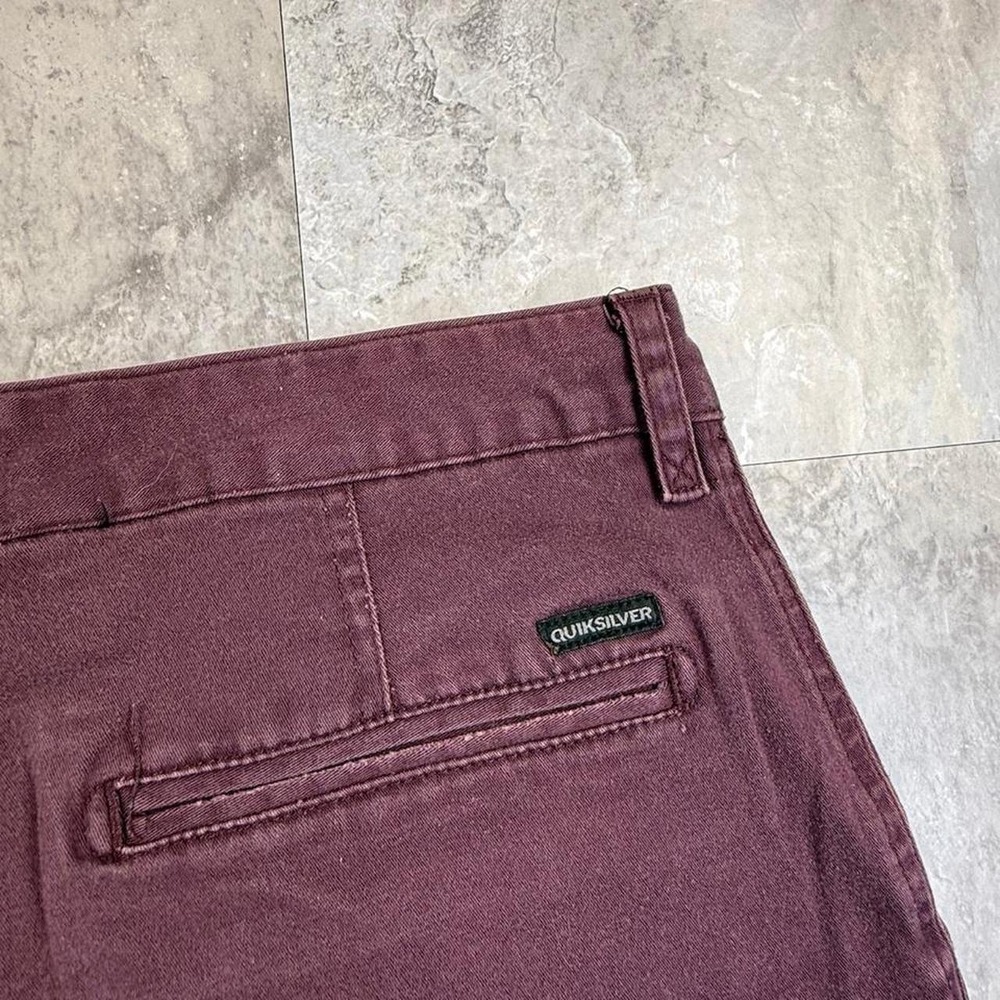 Faded purple burgundy quiksilver shorts size 32 - Picture 6 of 8